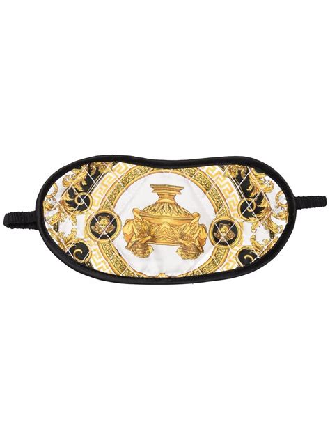 versace barocco print mask.